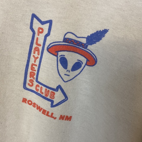 XL Alab white alien players club Roswell, NM shirt. - Picture 3 of 4